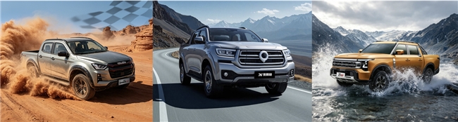 高端柴油皮卡横评：日产Z9、长城炮、D-MAX 3.0T怎么选？